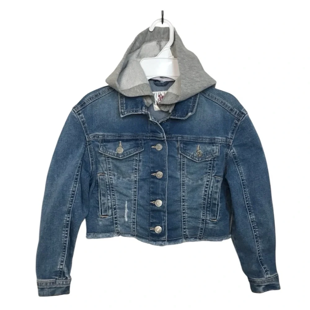 Justice Denim Crop Jacket | Size 6/7